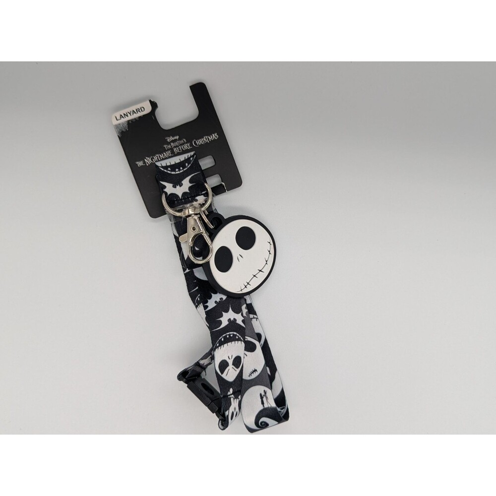 Nightmare Before Christmas Lanyard Disney New With Tag Jack and Sally Set ID